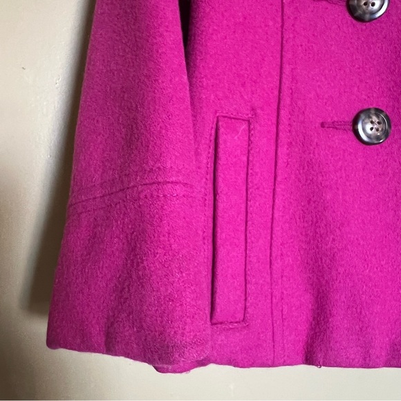 OLD NAVY | GIRLS PINK PEACOAT BUTTON HOODED COAT/JACKET SIZE XS - Picture 6 of 16